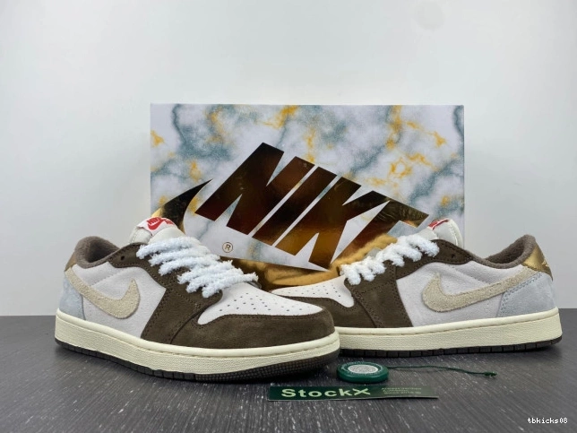 Reps TBkick of DV1312-200 Jordan the Air 1 OG Year Low Retro Rabbit 0823